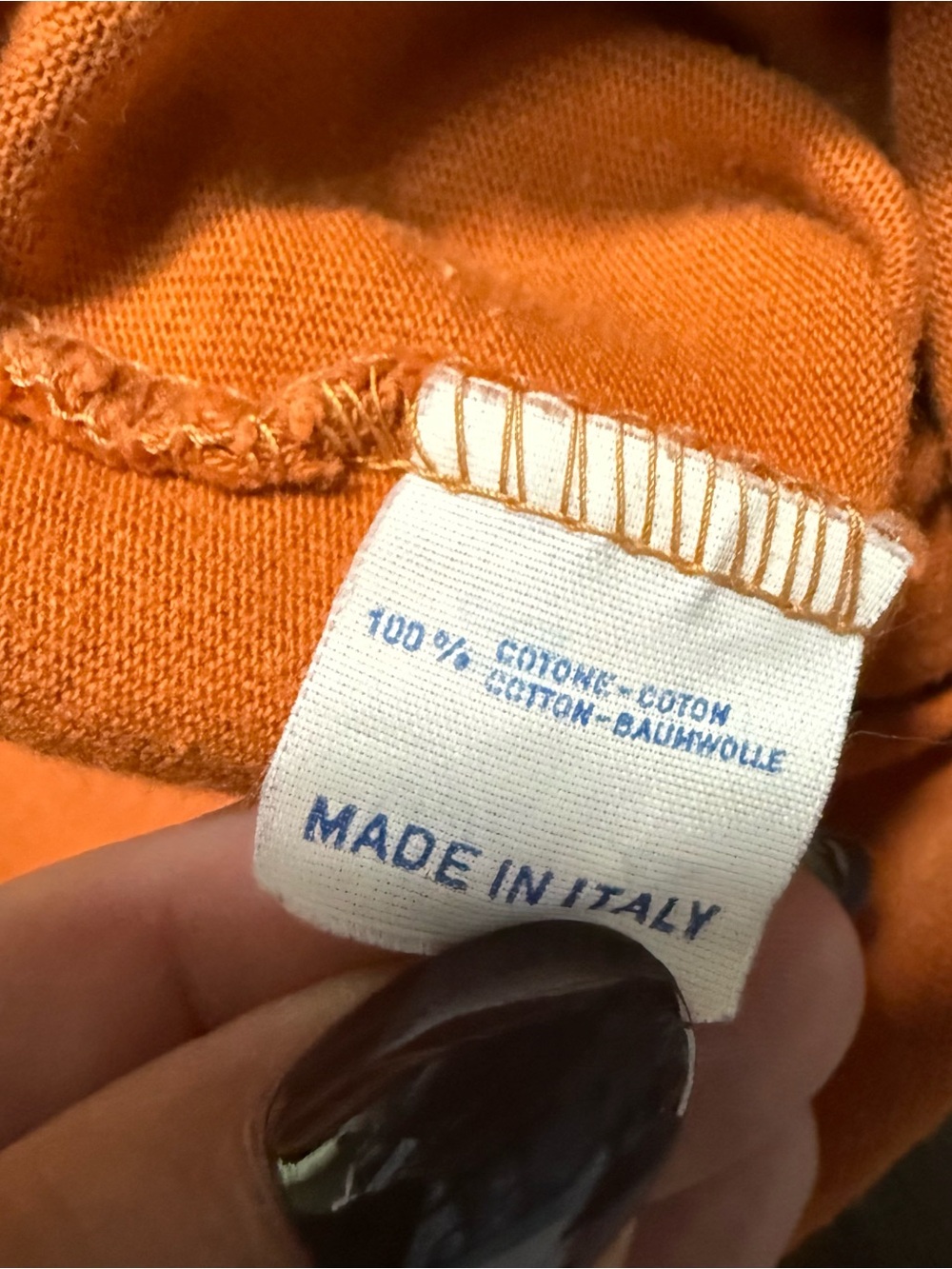 Vintage Prada Orange Cardigan size S - Picture 9 of 10